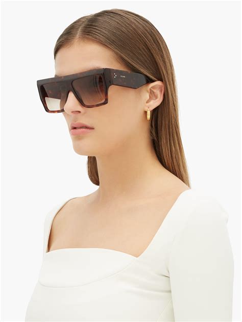 celine bold flat top acetate sunglasses|celine online shopping usa.